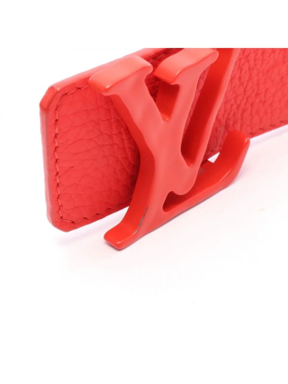 Louis Vuitton Belt Ceinture LV Shape Reversible Leather